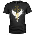 Vikings Raven Vegvisir Men39s Organic Cotton T Shirt Graphic Tee – Premium Graphic · Must-Have Style