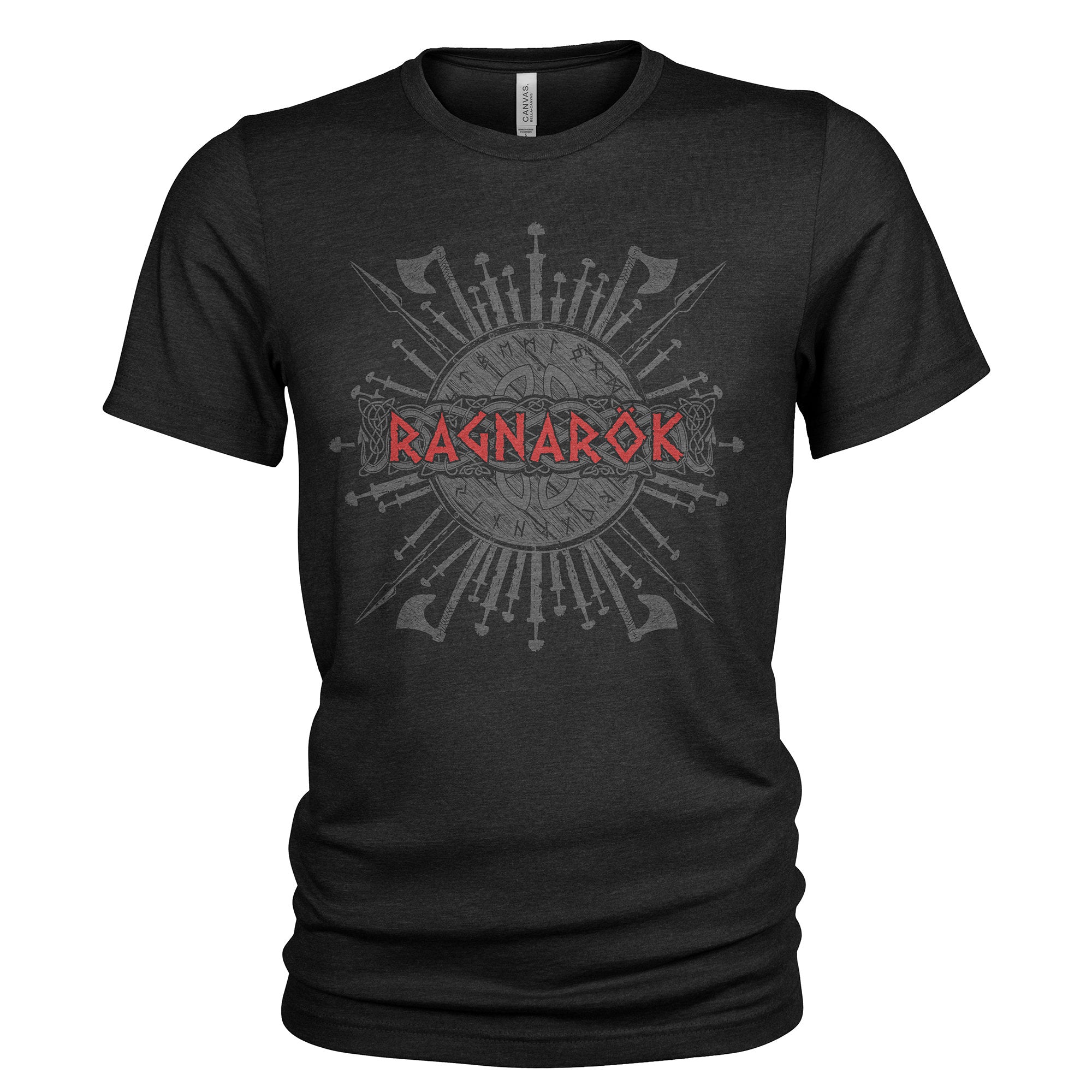 Vikings RAGNAROK Men39s Organic Cotton T Shirt Graphic Tee – Everyday Comfort · Great Gift For Fans