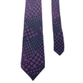 Cerruti 1881 Patterned Silk Tie Vintage High End Designer Black Purple VTG Graphic Tee – Easygoing Wear · Perfect For Daily Wear