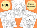 Reindeer Coloring Page Christmas Coloring Pages for Kids Kids Party Games Christmas Activities Animal Coloring Sheet Homeschool Graphic Tee – Easygoing Wear · High-Quality Print