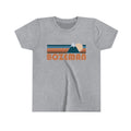 Bella Canvas Bozeman Youth TShirt Retro Mountain Montana Kid39s TShirt Graphic Tee – Fan Favorite · High-Quality Print