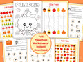 Fall Preschool Worksheets Fall Preschool Printables Fall Kids Activities Autumn Preschool Bundle Homeschool Educational Digital Graphic Tee – Soft Feel · Great Gift For Fans
