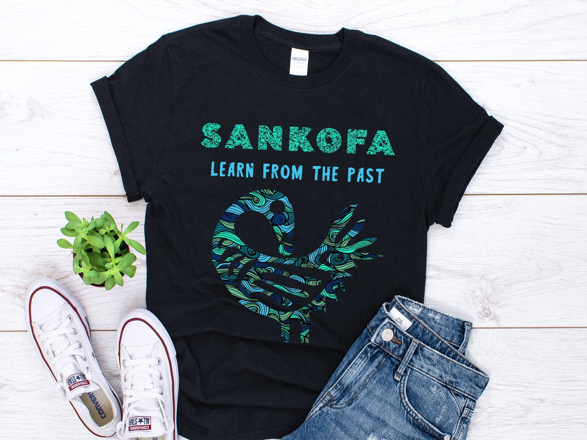 Sankofa Shirt Sankofa Gift Adinkra Symbol Sankofa Bird Shirt African Symbol Gift Black History Month Black Pride African Heritage Tee Graphic Tee – Bold Style · Top Pick For Any Outfit