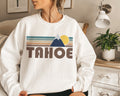 Lake Tahoe Sweatshirt Fall Retro Mountain Unisex Crewneck Tahoe California Sweatshirt Personalization Available Sweatshirt – Aesthetic Look · Must-Have Style