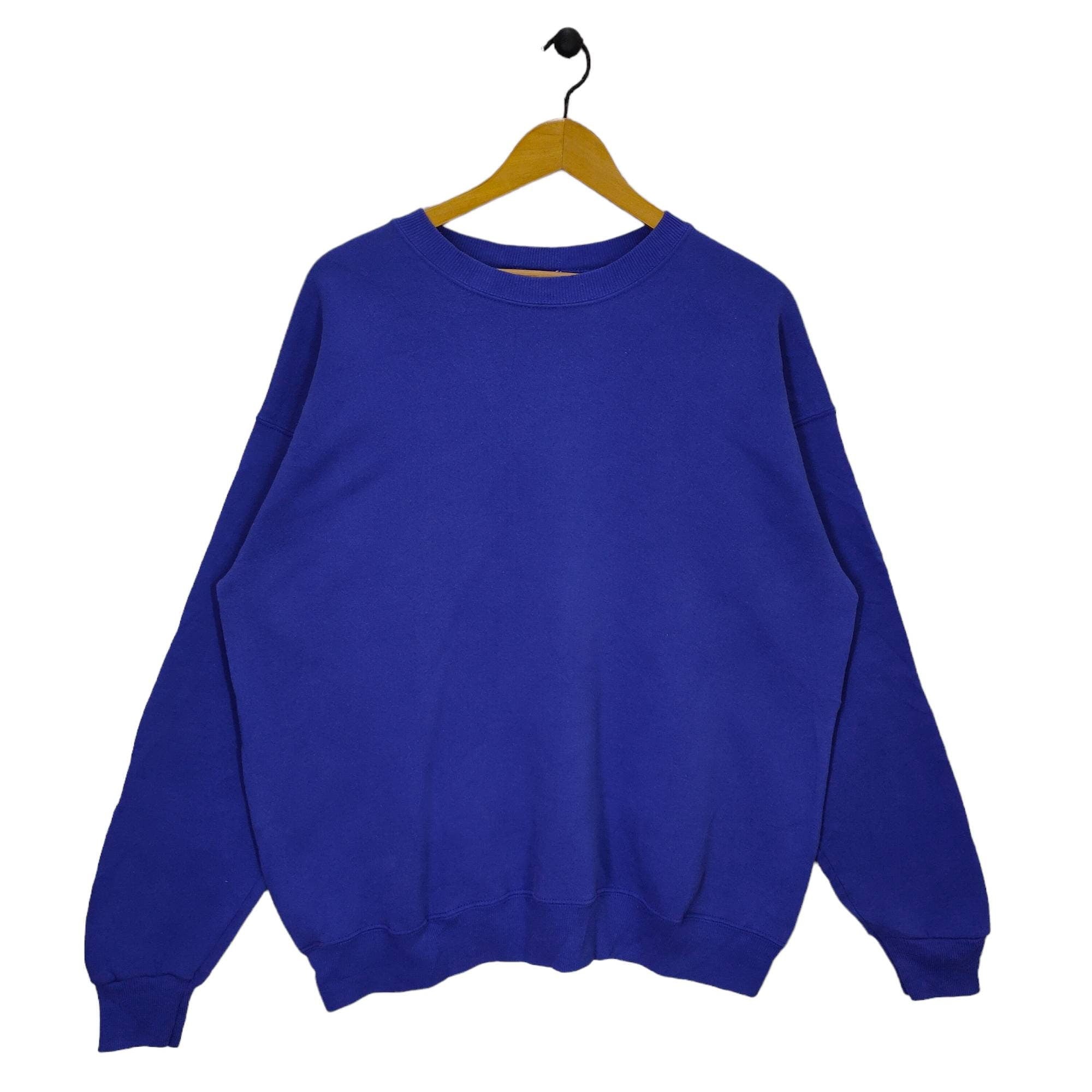90s Lee Sweatshirt Large Vintage Lee Sweater Jumper Pullover Crewneck Plain Blue Mens Size L Sweatshirt – Soft Feel · Trending Graphic Apparel
