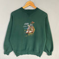 Vintage Midwest Tag Course Classic Spellout Big Logo Embroided Sweatshirt Baggie Crewneck Size Large Colour Green Sweatshirt – Bold Style · High-Quality Print
