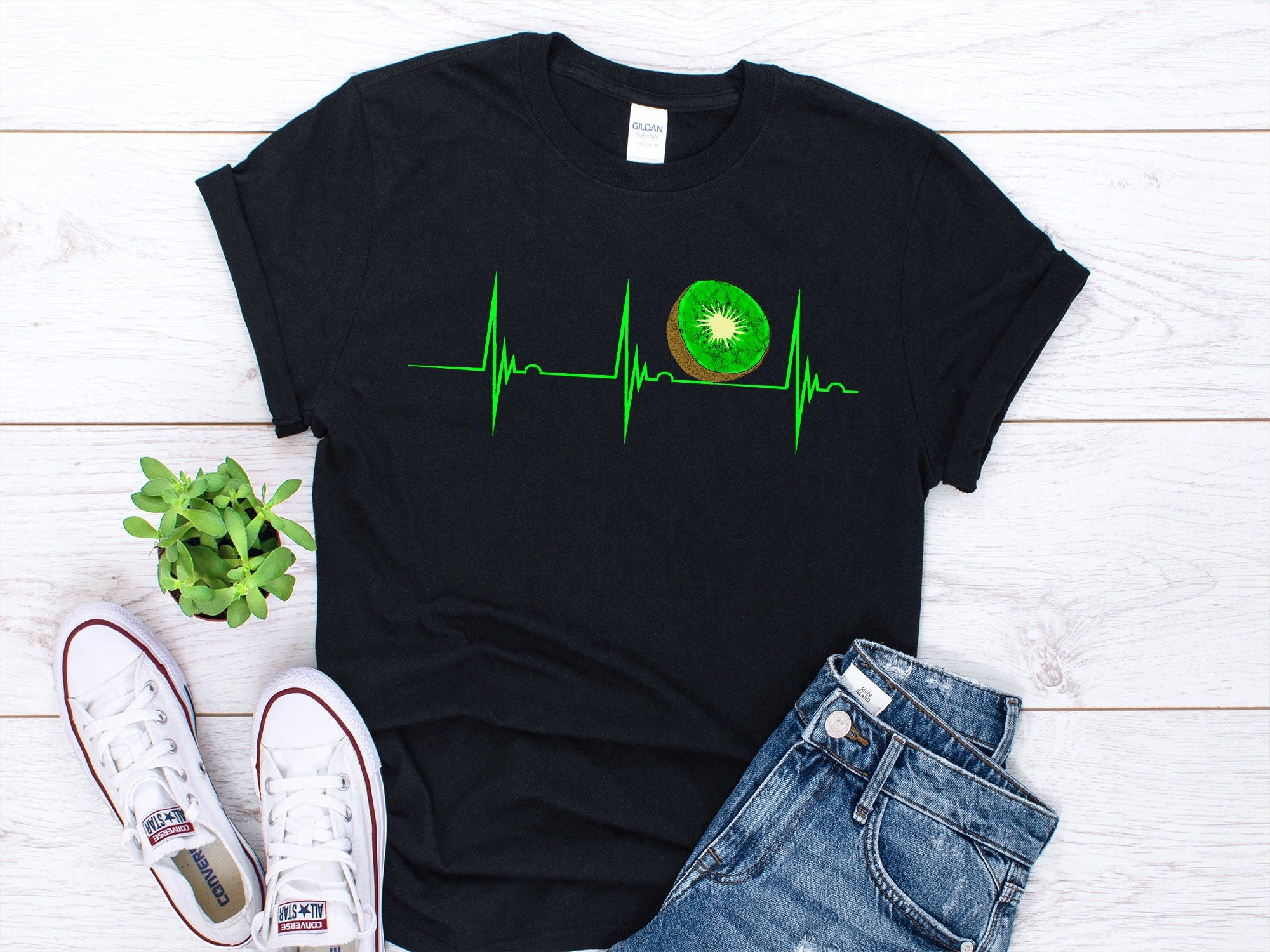 Kiwi Heartbeat Shirt Kiwi Shirt Kiwi Gift Summer Shirt Fruit Kiwi Lover Shirt Kiwi Fruit Trendy T shirt Kiwi Shirt Women Vacation Tee Graphic Tee – Fan Favorite · Trending Graphic Apparel
