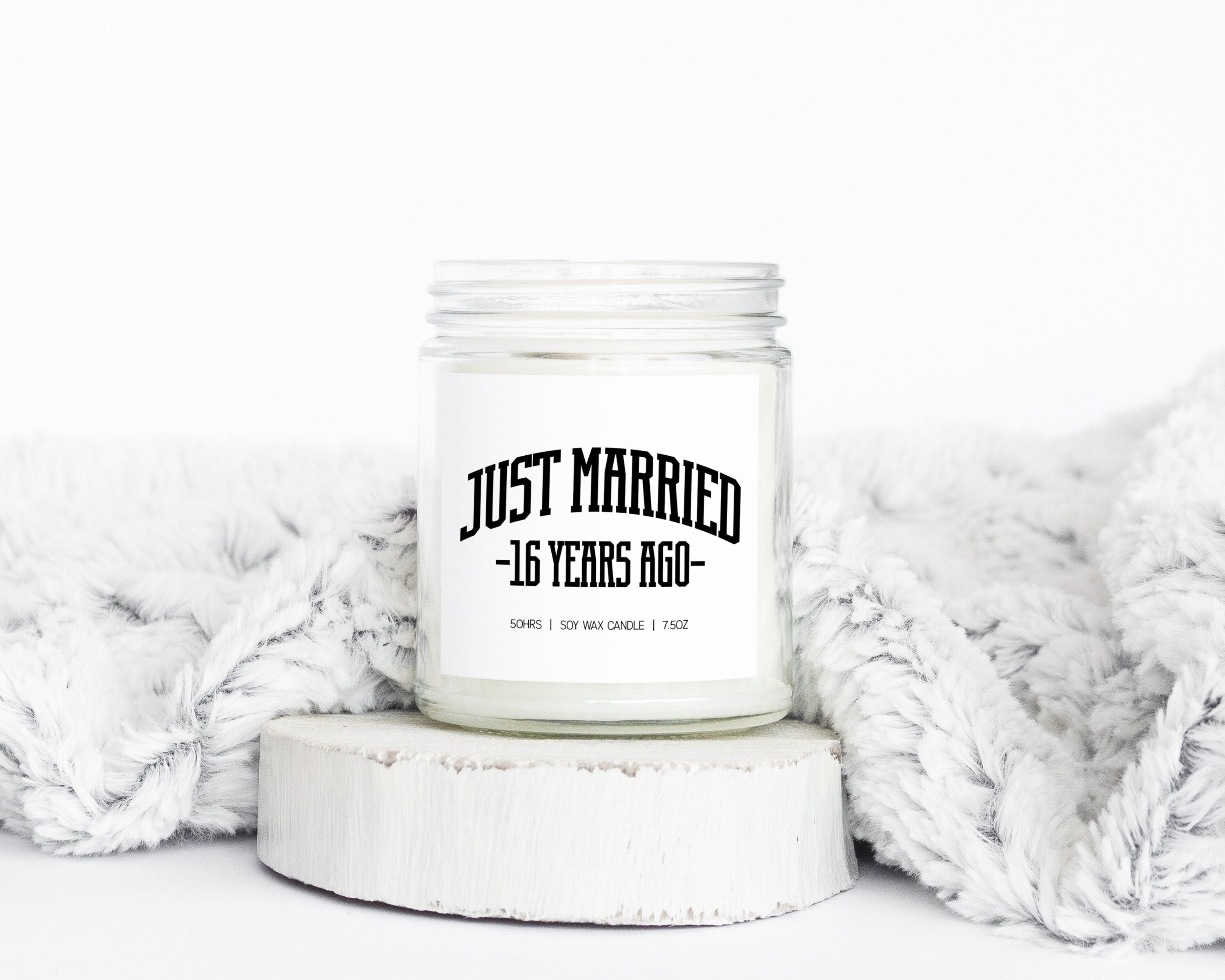 16th Anniversary 16 Years Wedding Married Gifts Funny Candle Housewarming Soy Wax Scented Decor Graphic Tee – Premium Graphic · Top Pick For Any Outfit