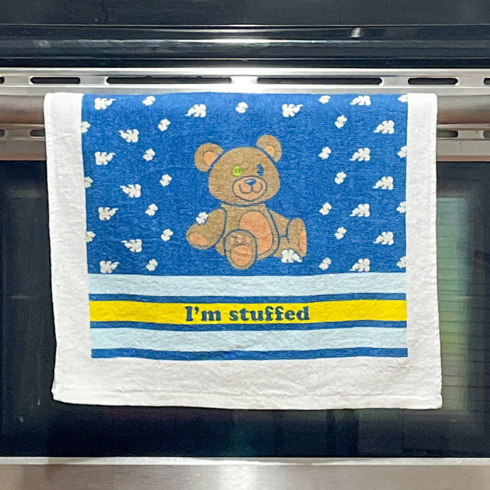 I39m Stuffed Towel Teddy Bear Tea Towels Funny Hand Towels Housewarming Gift Christmas Gift Hostess Gift Funny Towels I39m Full Graphic Tee – Warm & Stylish · Top Pick For Any Outfit