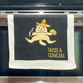 Tacos and Cervezas Towel Tacol Tea Towels Funny Hand Towels Housewarming Gift Christmas Gift Hostess Gift Funny Towels Foodie Graphic Tee – Cozy Vibes · Top Pick For Any Outfit