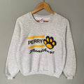 Vintage 90s Jerzees Tag Perry Panther Spellout Biglogo Printed Sweatshirt Crewneck Pullover Sweater Perry Panther Colour Grey Size Large Sweatshirt – Feel-Good Design · Must-Have Style