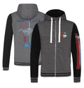 Ford Mustang Vintage Tribar RWB Varsity Baseball Zip Hoodie 1917 Hoodie – Cozy Vibes · Must-Have Style