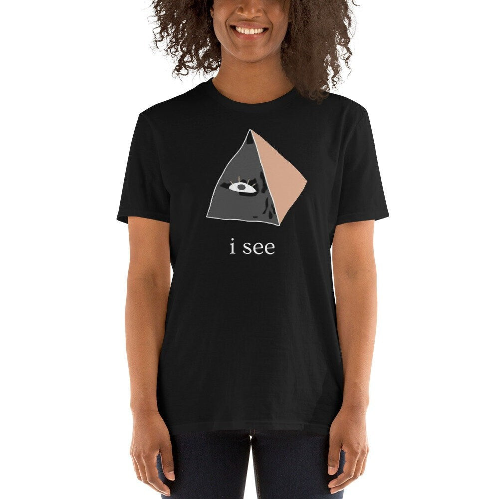 All Seeing Eye Shirt Eye Of Providence Shirt I See Short Sleeve Unisex T Shirt Graphic Tee – Everyday Comfort · Trending Graphic Apparel