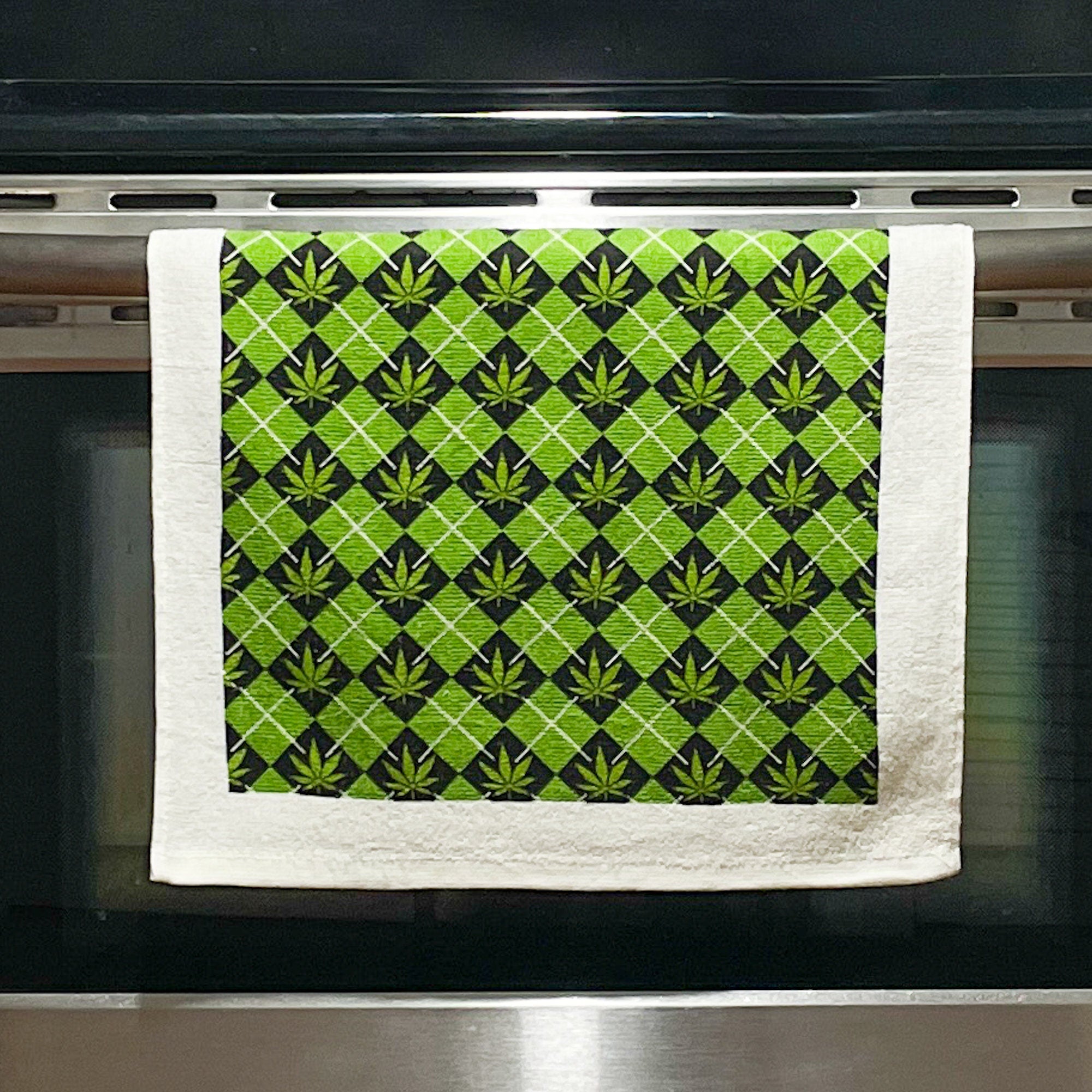 Weed Argyle Towels Funny Hand Towels Housewarming Gift Christmas Gift Hostess Gift Pot Head Weed Towels Gifts For Stoners Graphic Tee – Everyday Comfort · Must-Have Style