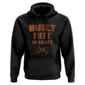 Mechanics Built Not Bought Rusted Steel Rivets Hoodie Hoodie – Soft Feel · High-Quality Print