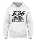 E36 Hooded Sweatshirt for Men M3 Auto Racing Hoodie E36 Old School Hoodie German Car Hoodie Hoodie – Bold Style · High-Quality Print