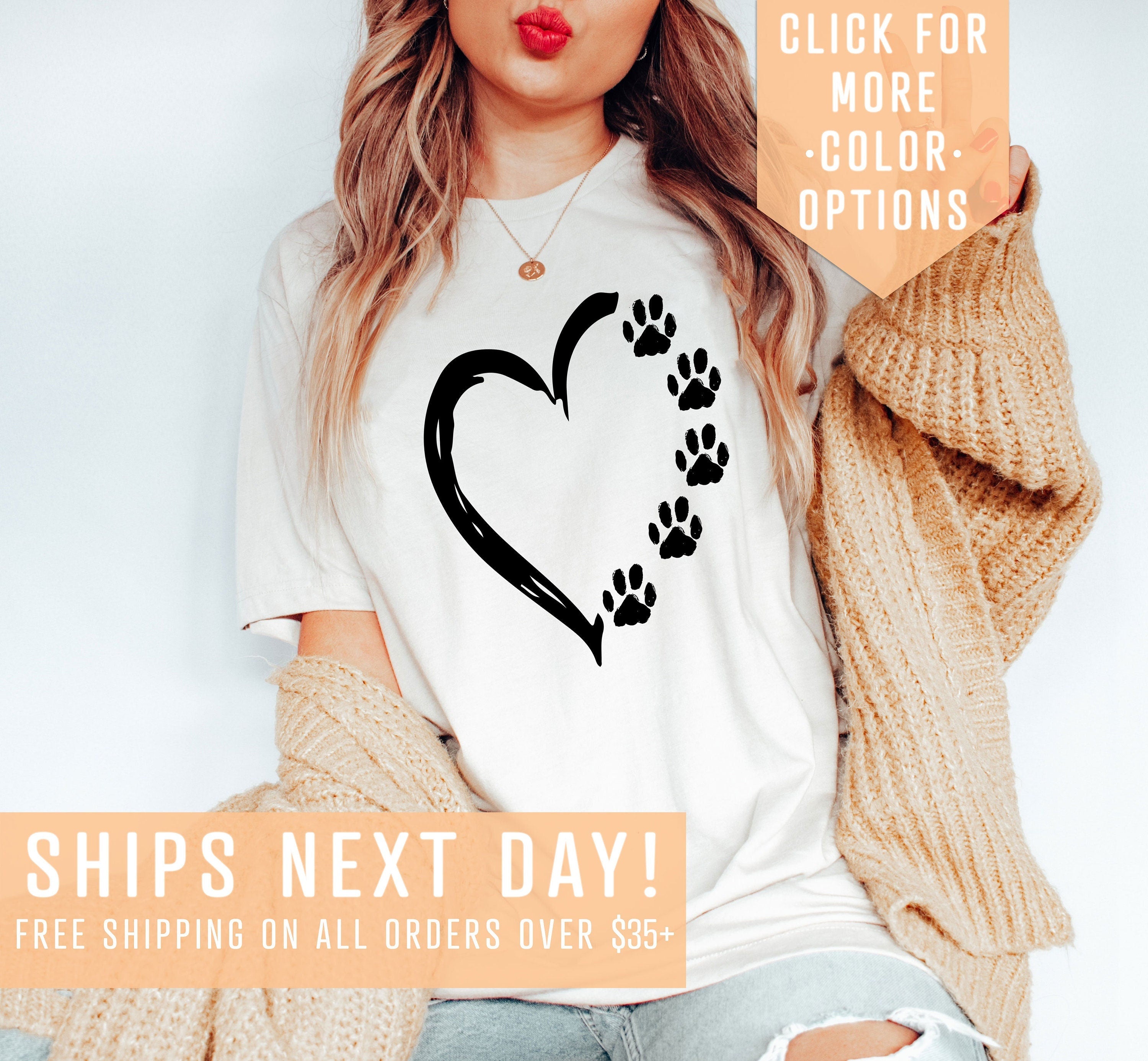 Dog Paw Sweatshirt Gift For Dog Lovers Pet Owner Shirt Dog Mom Hoodie Cute Puppy Shirt Doodle Heart Clothing Paw Print Heart Shirt Hoodie – Everyday Comfort · Trending Graphic Apparel