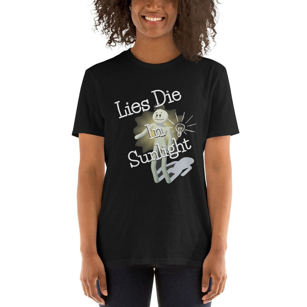 Lies Die In Sunlight Short Sleeve Unisex T Shirt Graphic Tee – Bold Style · High-Quality Print