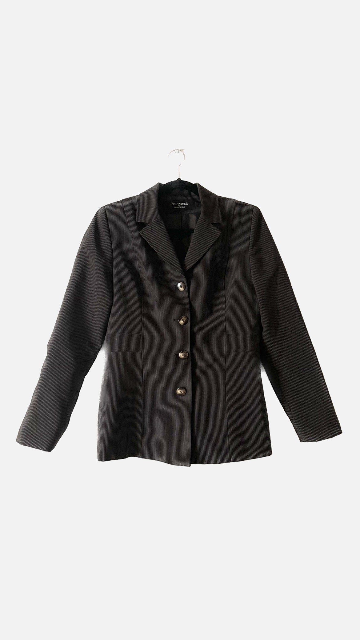Vintage Dark Brown Pinstripe Blazer 90s Minimal XS S Graphic Tee – Everyday Comfort · Trending Graphic Apparel