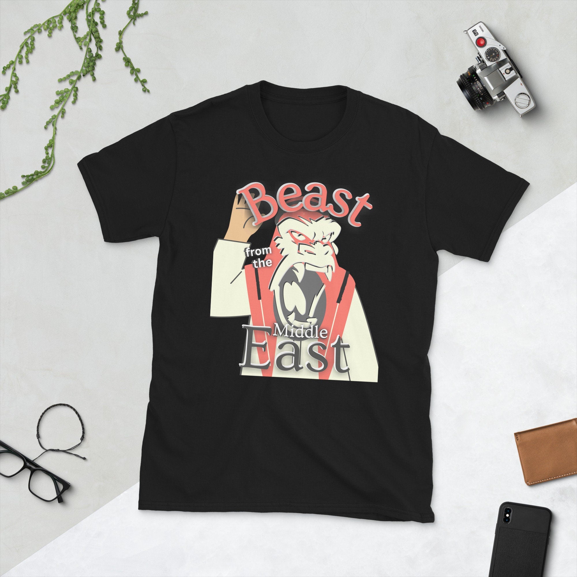 Beast From The Middle East Short Sleeve Unisex T Shirt Graphic Tee – Warm & Stylish · High-Quality Print