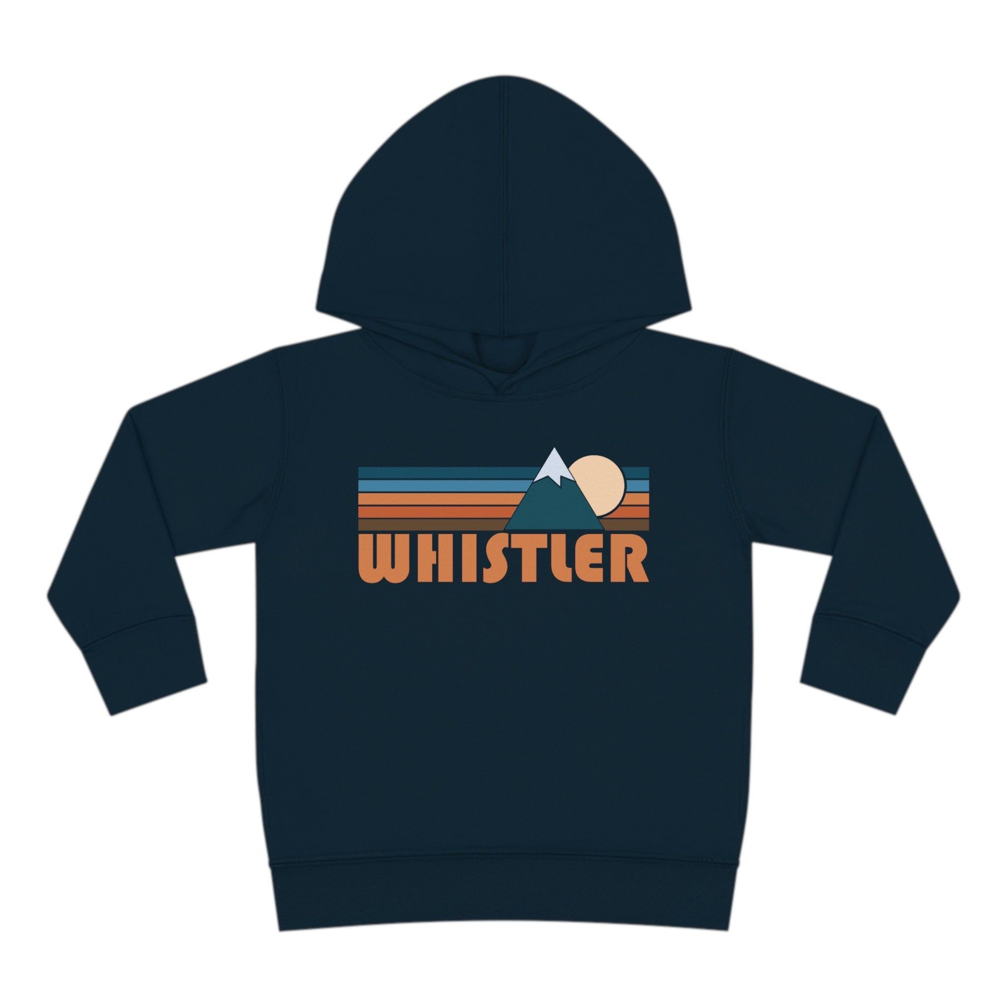 Whistler Toddler Hoodie Retro Mountain Sun Unisex Whistler Toddler Sweatshirt Personalization Available Hoodie – Easygoing Wear · Trending Graphic Apparel