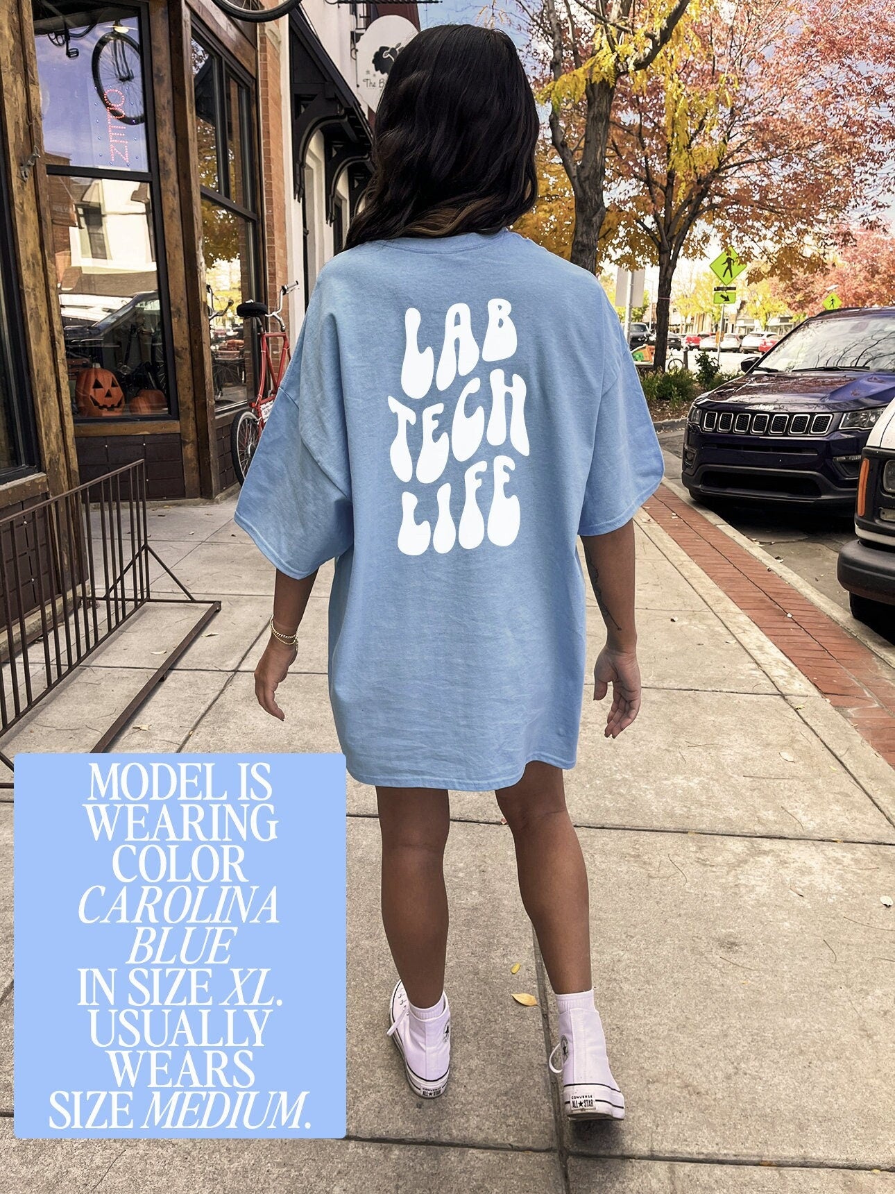 Lab Tech Life Laboratory Graduation BACK PRINT Shirt Gifts Funny Tshirt Unisex Tee Him Her Graphic Tee – Aesthetic Look · Perfect For Daily Wear