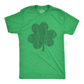Distressed Clover Four Leaf Clover Shirt Lucky Irish Shirt Ireland Drinking T Shirt Ireland Top Men Offensive Shamrock Shirts Graphic Tee – Soft Feel · Must-Have Style
