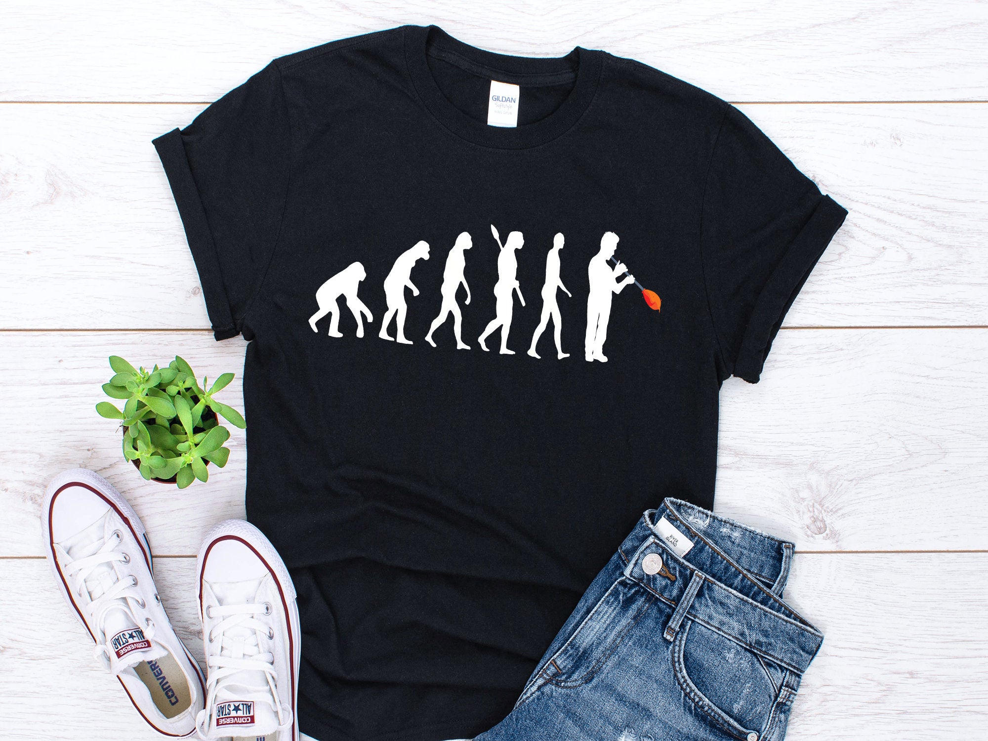 Glassblowing Shirt Glass Blowing Shirt Glassblower Gift Glassblower Shirt Glassblowing Gift Molten Glass Blowpipe Glass Blowing Gift Graphic Tee – Aesthetic Look · Trending Graphic Apparel