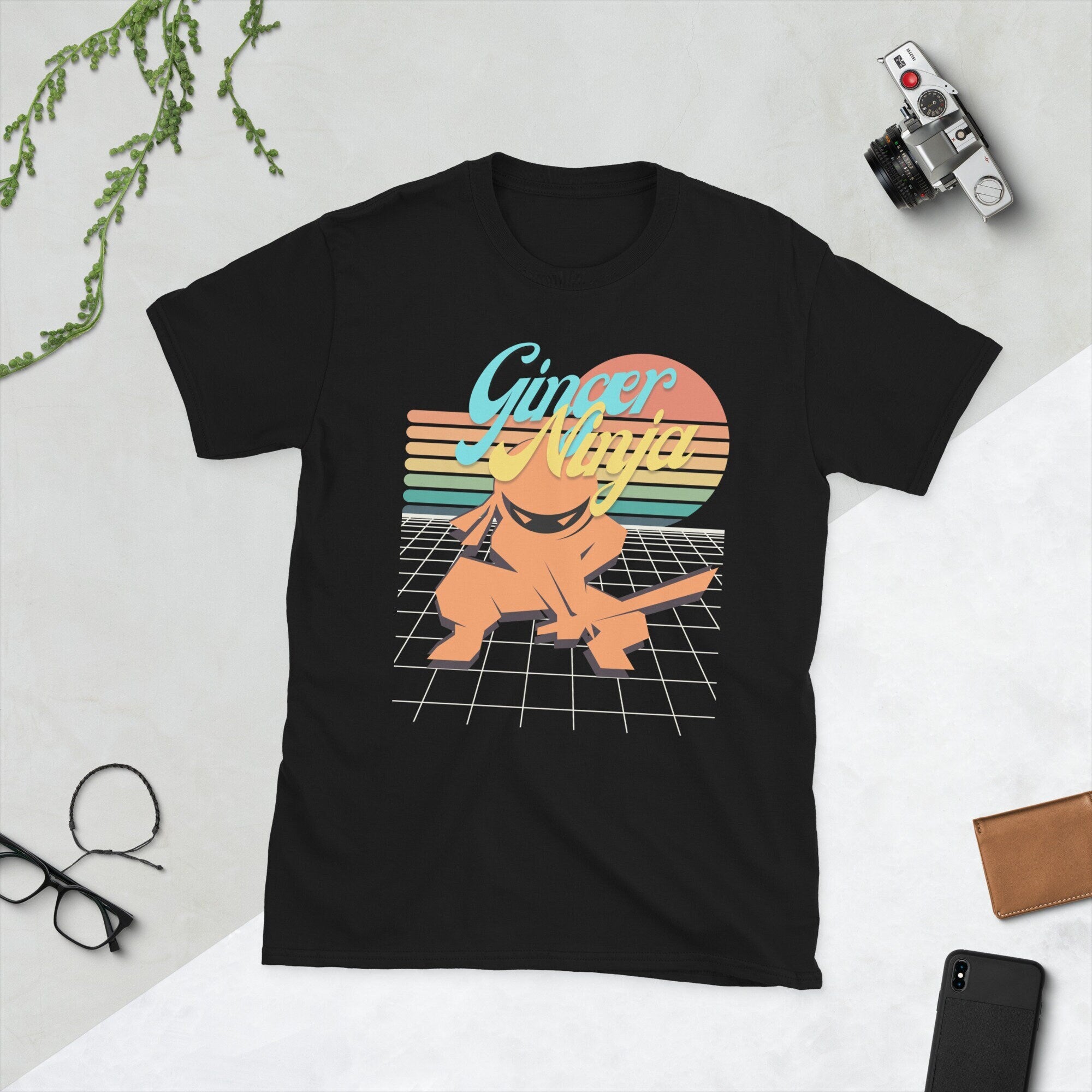 Ginger Ninja Short Sleeve Unisex T Shirt Graphic Tee – Everyday Comfort · Trending Graphic Apparel