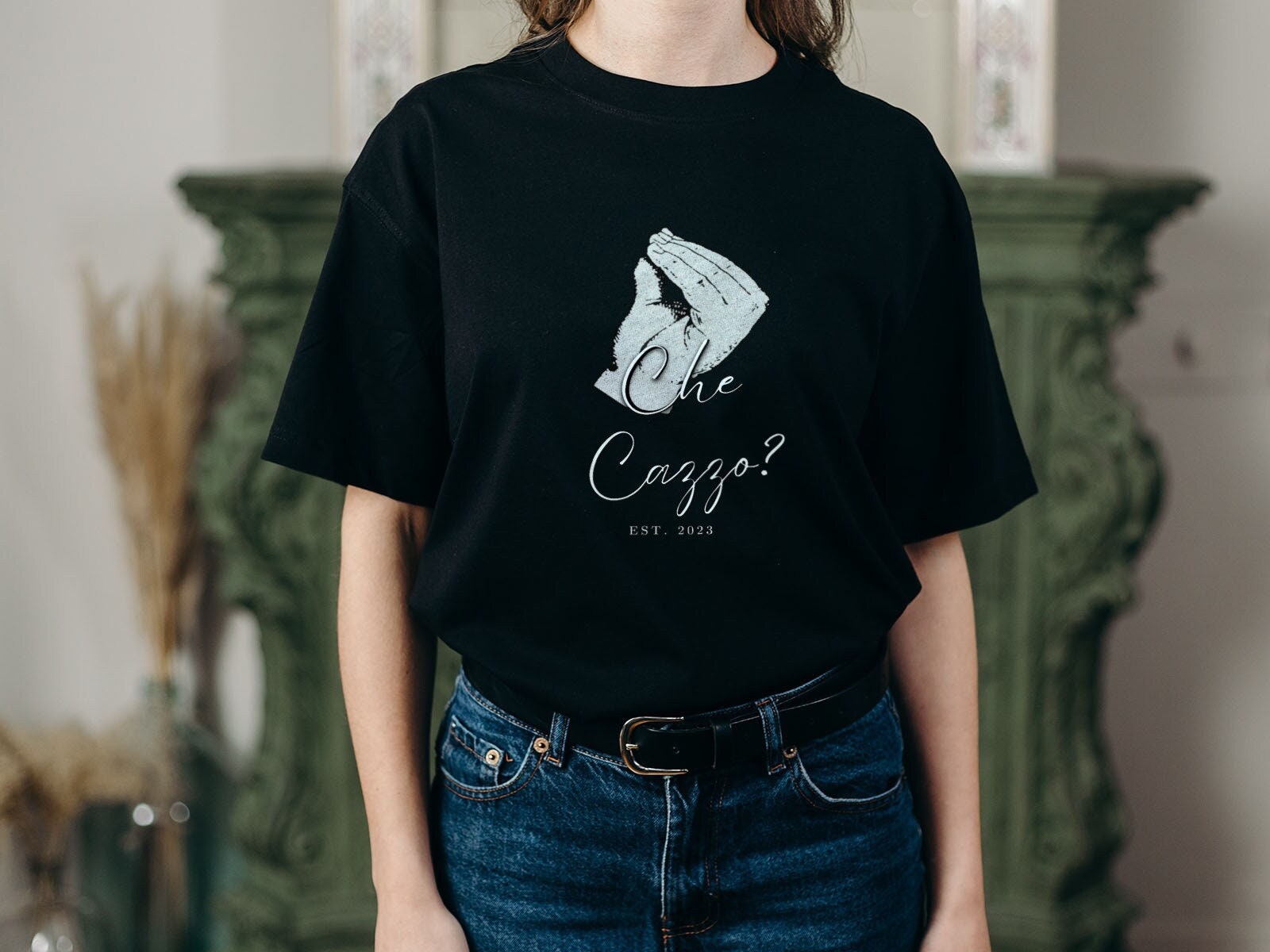 Italian Hand Gestures Che Cazzo Short Sleeve Unisex T Shirt Graphic Tee – Premium Graphic · Perfect For Daily Wear