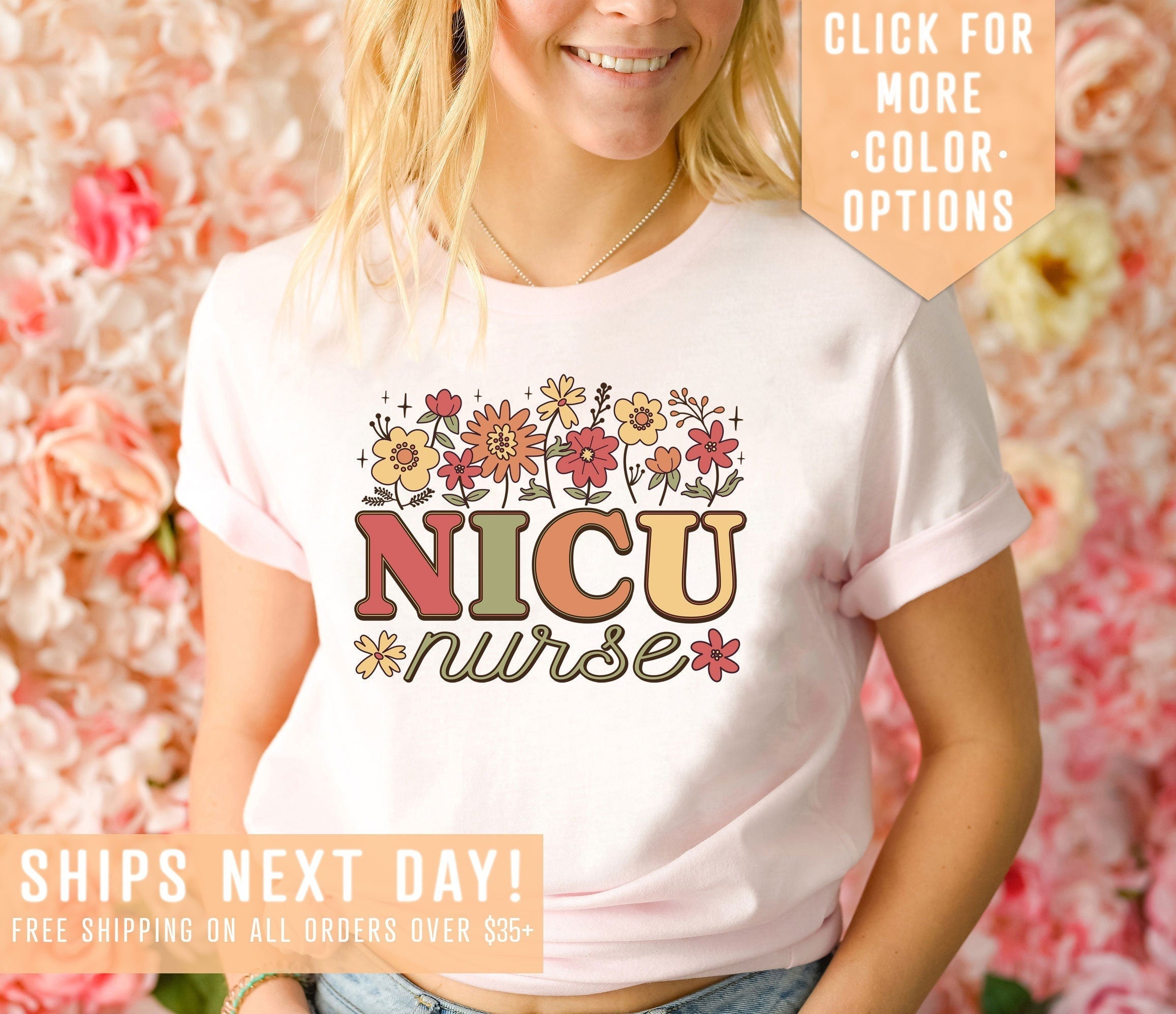 Floral Nicu Nurse Shirt Gift For Nurse Practitioner Neonatal Nurse SweatshirtBaby Nurse T ShirtMother Baby Nurse TeePediatric Nurse Tee Sweatshirt – Fan Favorite · High-Quality Print