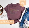 Being A Functional Adult Everyday Seems A Bit Excessive Shirt Gift Adult Humor Shirt Adulting T Shirt Day Drinking TeeFunny Women Outfit Graphic Tee – Soft Feel · Top Pick For Any Outfit