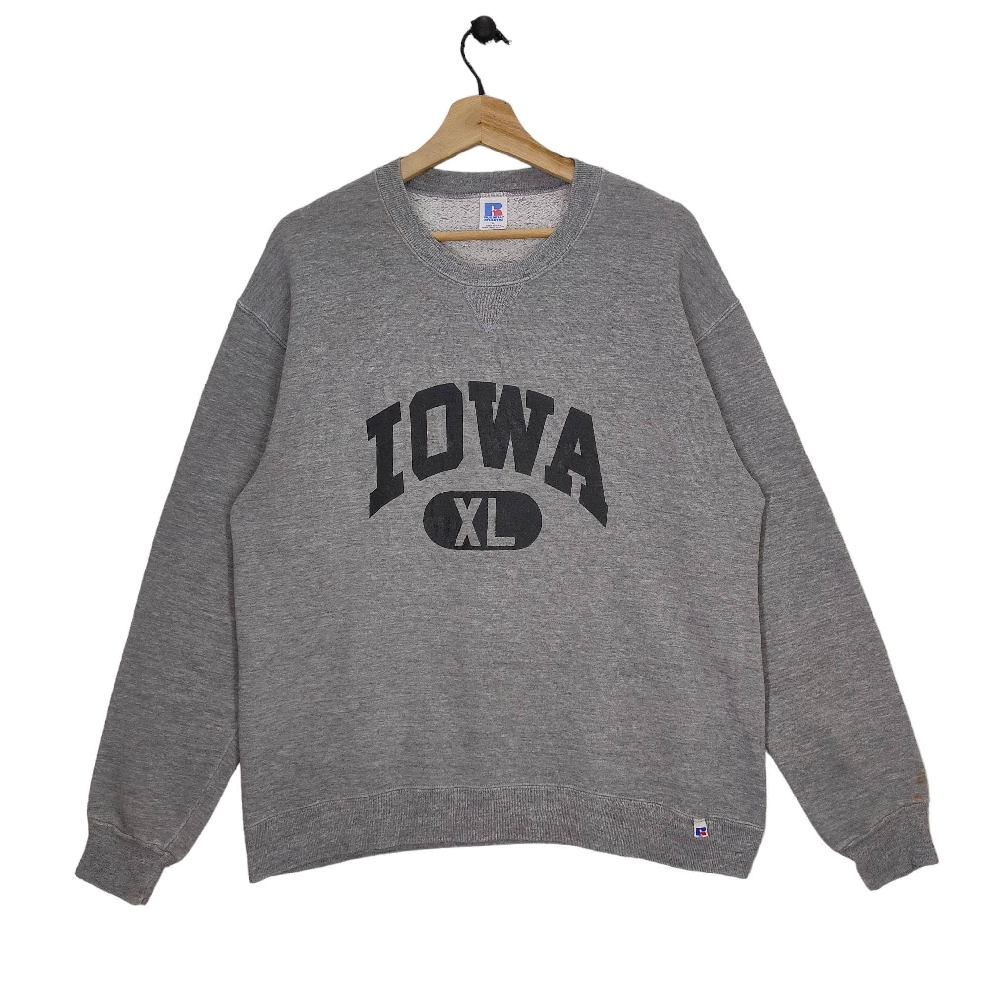 90s Iowa Hawkeyes Crewneck Sweatshirt Vintage Russell Athletic Iowa Sweater Jumper Pullover Sweatshirt – Easygoing Wear · Top Pick For Any Outfit