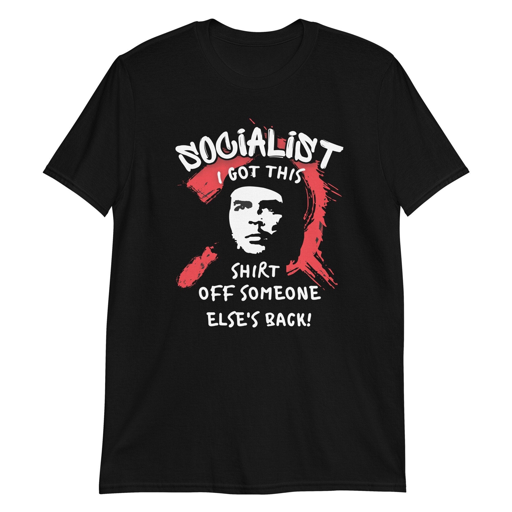 Anti Socialism Anti Socialist Che Guevara Short Sleeve Unisex T Shirt Graphic Tee – Warm & Stylish · Perfect For Daily Wear