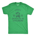 Easily Distracted By Leprechauns St Patricks Mens Shirt Shamrock Shirt Four Leaf Clover Shirt Funny Shirts Drinking Shirt Graphic Tee – Bold Style · High-Quality Print