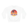 San Diego California Sweatshirt Unisex Retro Palm Tree Crewneck San Diego Sweatshirt Personalization Available Sweatshirt – Aesthetic Look · High-Quality Print