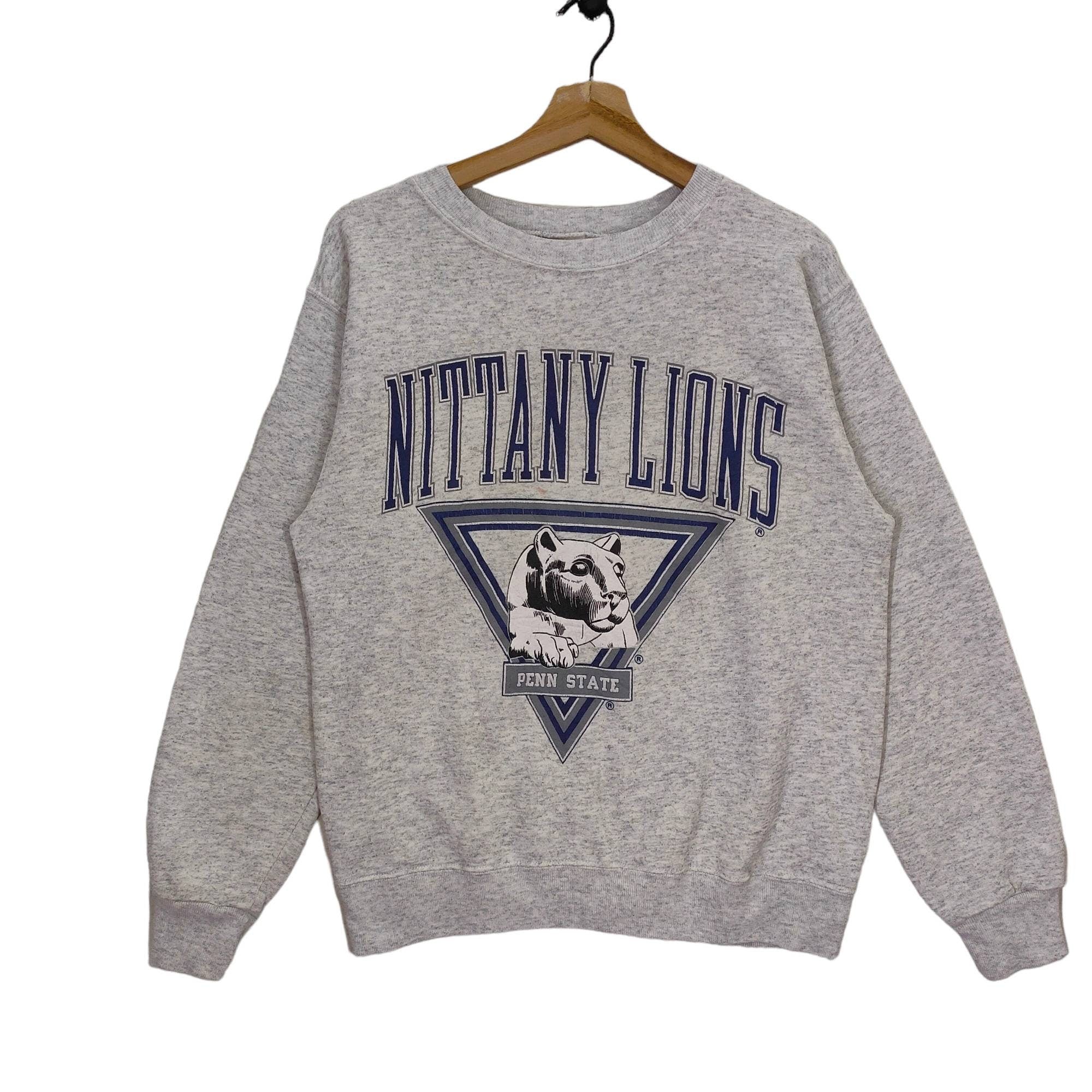 90s Penn State Crewneck Sweatshirt Penn State Nittany Lions PSU Jumper Vintage Galt Sand Sweater Light Gray Medium Sweatshirt – Everyday Comfort · Top Pick For Any Outfit