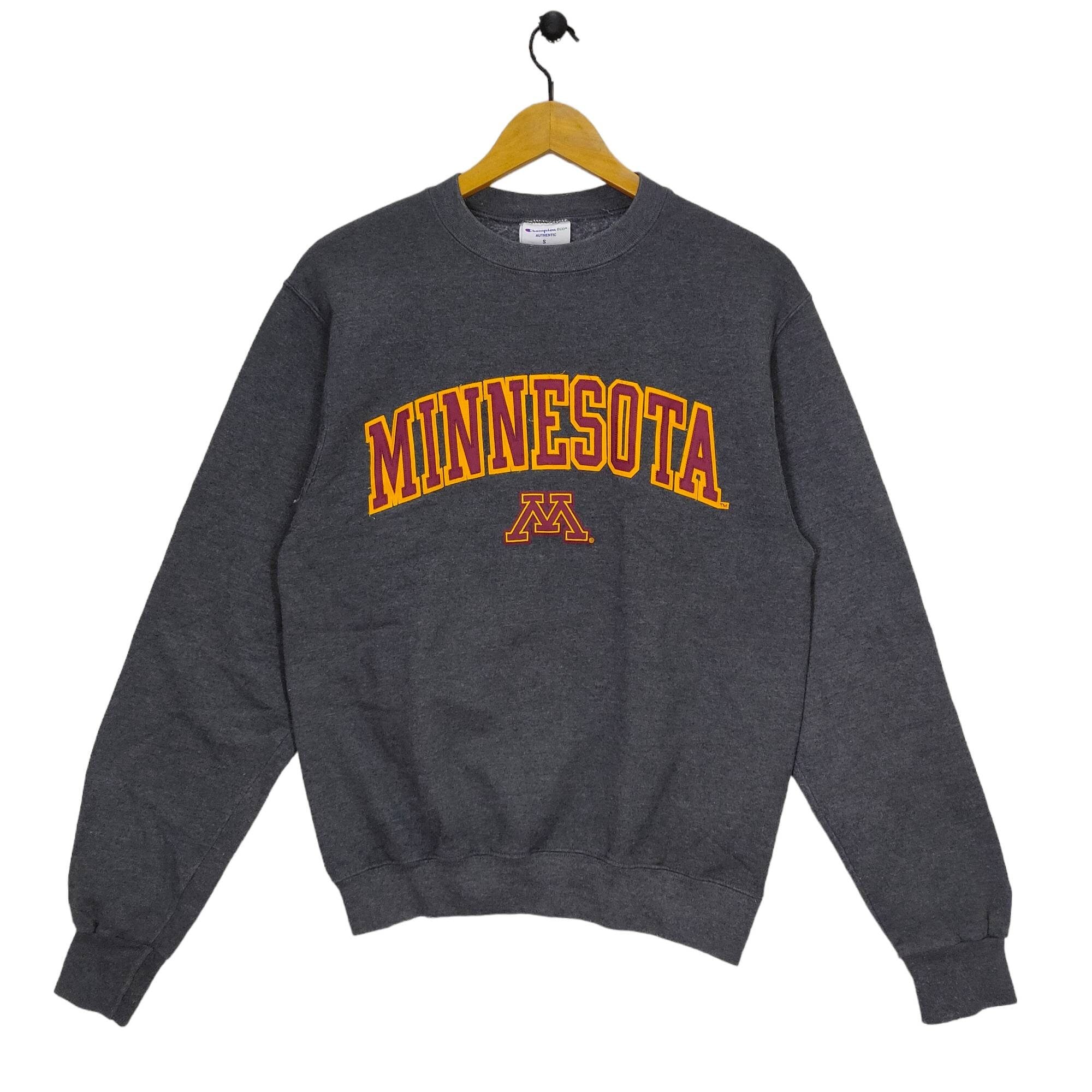 90s Minnesota Crewneck Sweatshirt Small Vintage Champion Sweater Jumper Pullover Baggy Gray Mens Size S Sweatshirt – Warm & Stylish · Trending Graphic Apparel