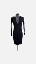 Vintage Y2K Moda International Black Fitted Sporty Dress 200039s Half Zip Dress XS Graphic Tee – Warm & Stylish · Top Pick For Any Outfit