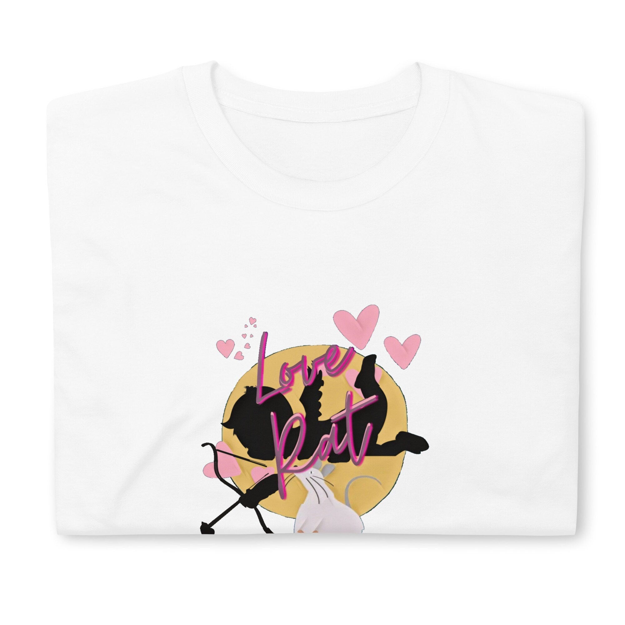 Love Rat Short Sleeve Unisex T Shirt Graphic Tee – Soft Feel · High-Quality Print
