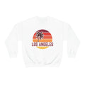 Los Angeles California Sweatshirt Unisex Retro Palm Tree Crewneck Los Angeles Sweatshirt Personalization Available Sweatshirt – Soft Feel · Perfect For Daily Wear