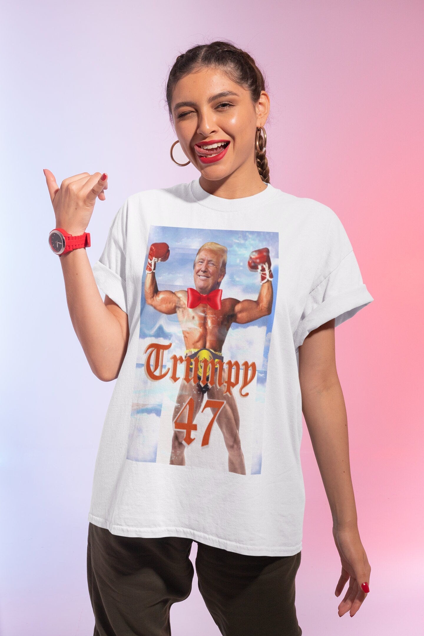 Trumpy 47 Short Sleeve Unisex T Shirt Graphic Tee – Feel-Good Design · Trending Graphic Apparel