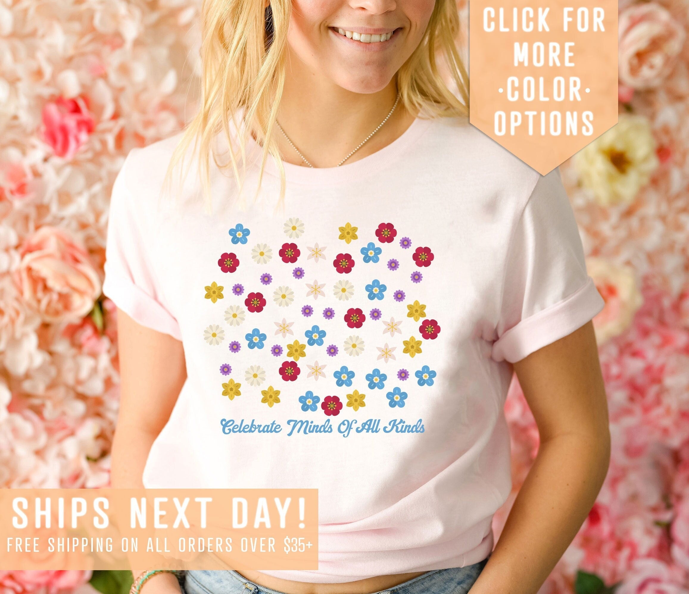 Celebrate Minds Of All Kinds Shirt Gift For Sped Teachers Neurodiversity ShirtInclusion T ShirtADHD ClothingDyslexia ShirtCounselor Tee Graphic Tee – Premium Graphic · Perfect For Daily Wear