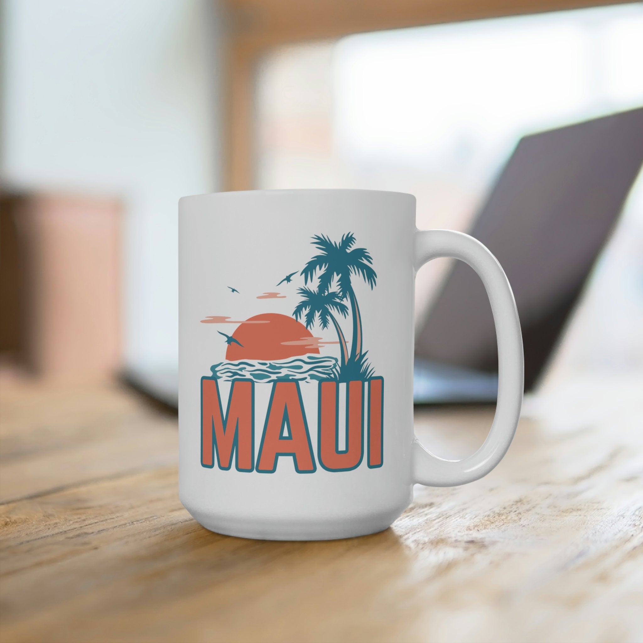 Maui Hawaii Mug Ceramic Maui Mug Personalization Available Graphic Tee – Fan Favorite · Top Pick For Any Outfit