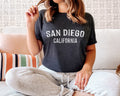 San Diego California Shirt Paint Text Unisex San Diego TShirt Personalization Available Graphic Tee – Everyday Comfort · Great Gift For Fans