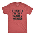 Help Me I39m On A Family Vacation Shirt Mens Beach T Shirt Funny Vacation Shirt Beach Lovers Gift Funny Beach Drinking Travel Shirts Graphic Tee – Aesthetic Look · Perfect For Daily Wear