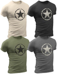 Vintage WW2 Willys Jeep US Army T Shirt 4 Pack for Men Graphic Tee – Warm & Stylish · Perfect For Daily Wear