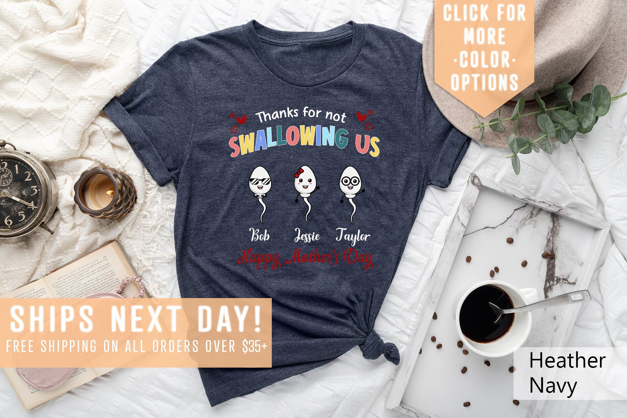 Custom Thanks For Not Swallowing Us ShirtFunny Father39s Day GiftCustom Name T ShirtPersonalized Icon TeeSarcastic Dad TeeCool Dad Shirt Graphic Tee – Everyday Comfort · Great Gift For Fans