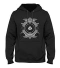 Men39s Viking Valknut Men39s Black Hoodie Hoodie – Everyday Comfort · Perfect For Daily Wear