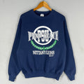 Vintage 90s Fruit Of Loom Tag Penn State University Printed Big Logo Sweatshirt Crewneck Pullover Nittany Lions Colour Navyblue Size Large Sweatshirt – Warm & Stylish · Trending Graphic Apparel